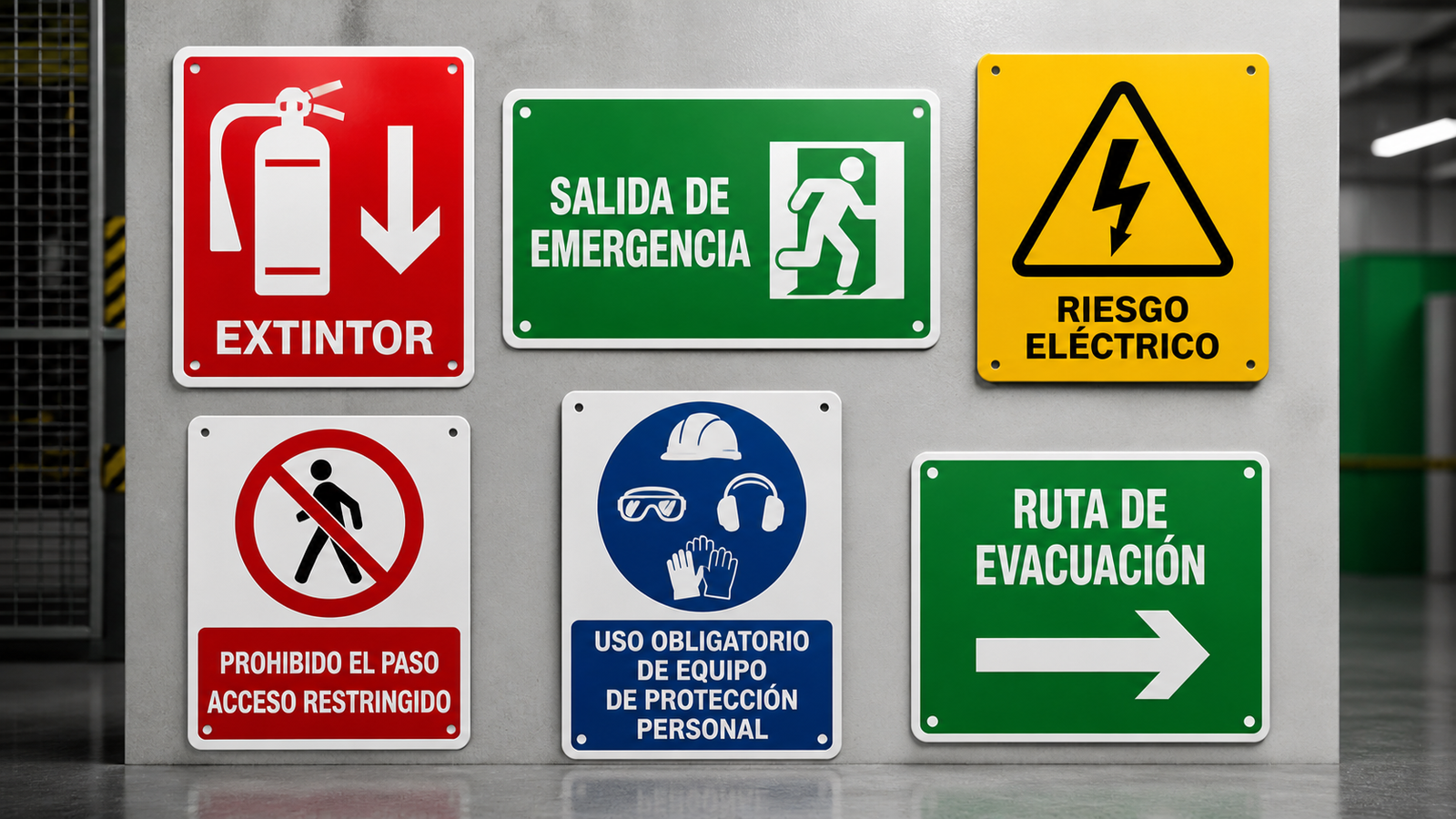 Señalética industrial en Veracruz